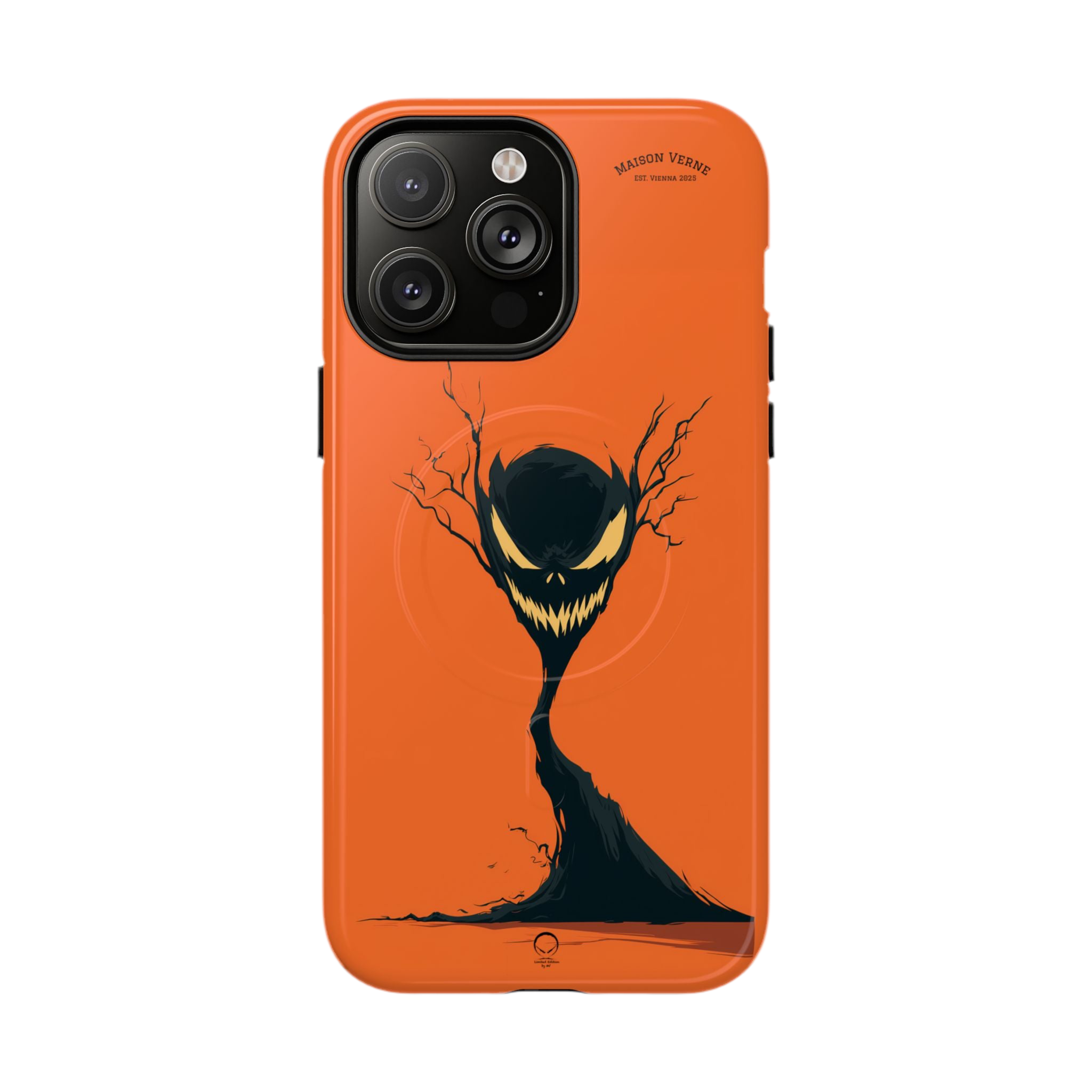 HALLOWEEN LIMITED EDITION MagSafe iPhone-Schutzhülle "The Grinning Tree" - 🎃👻 Wicked Elegance No. 26 👻🎃