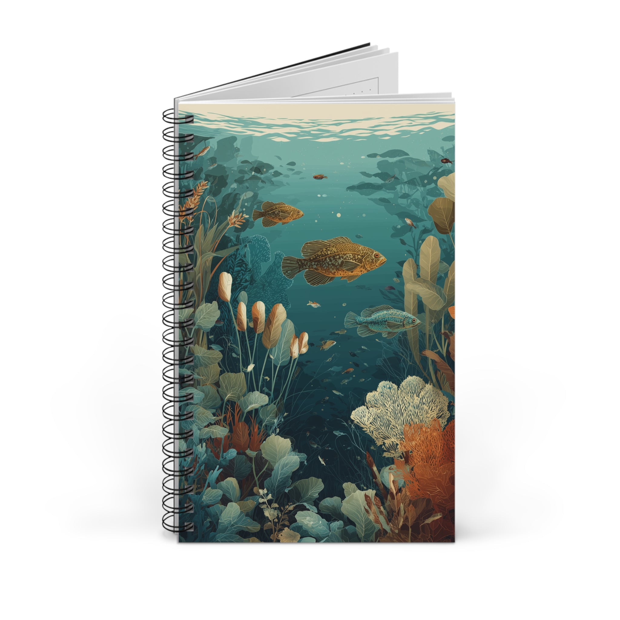 Notizbuch mit Spiralbindung "Underwater Elegance" - Opal Depths No.