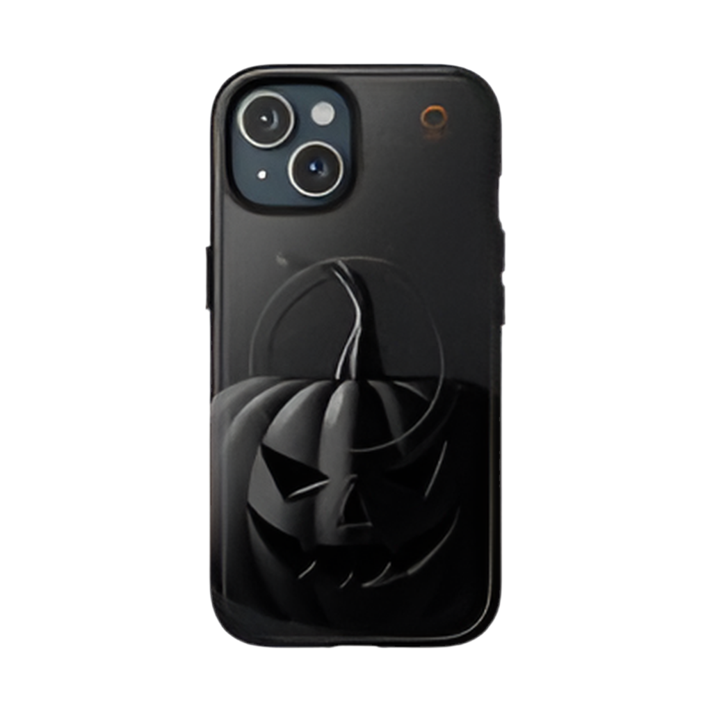 HALLOWEEN LIMITED EDITION MagSafe iPhone-Schutzhülle "Shadow Pumpkin" - 🎃👻 Wicked Elegance No. 08 👻🎃