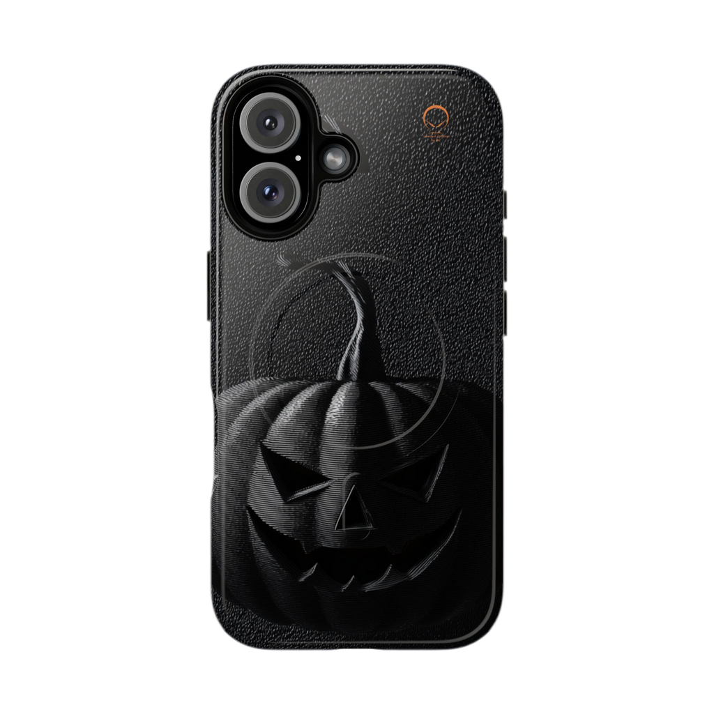 HALLOWEEN LIMITED EDITION MagSafe iPhone-Schutzhülle "Shadow Pumpkin" - 🎃👻 Wicked Elegance No. 08 👻🎃