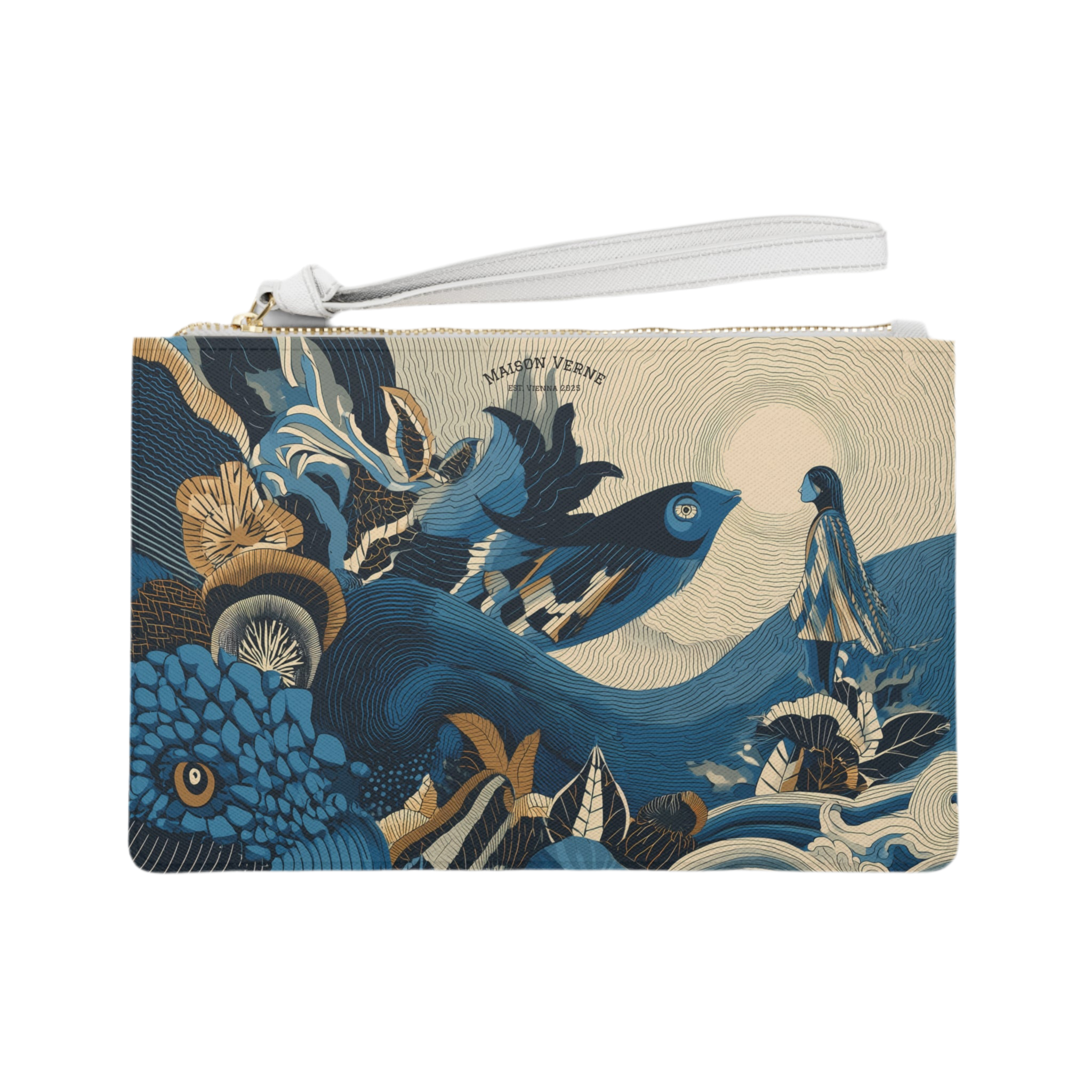 Maison Verne Clutch Bag "Moonlight Parley"- Opal Depths No. 35