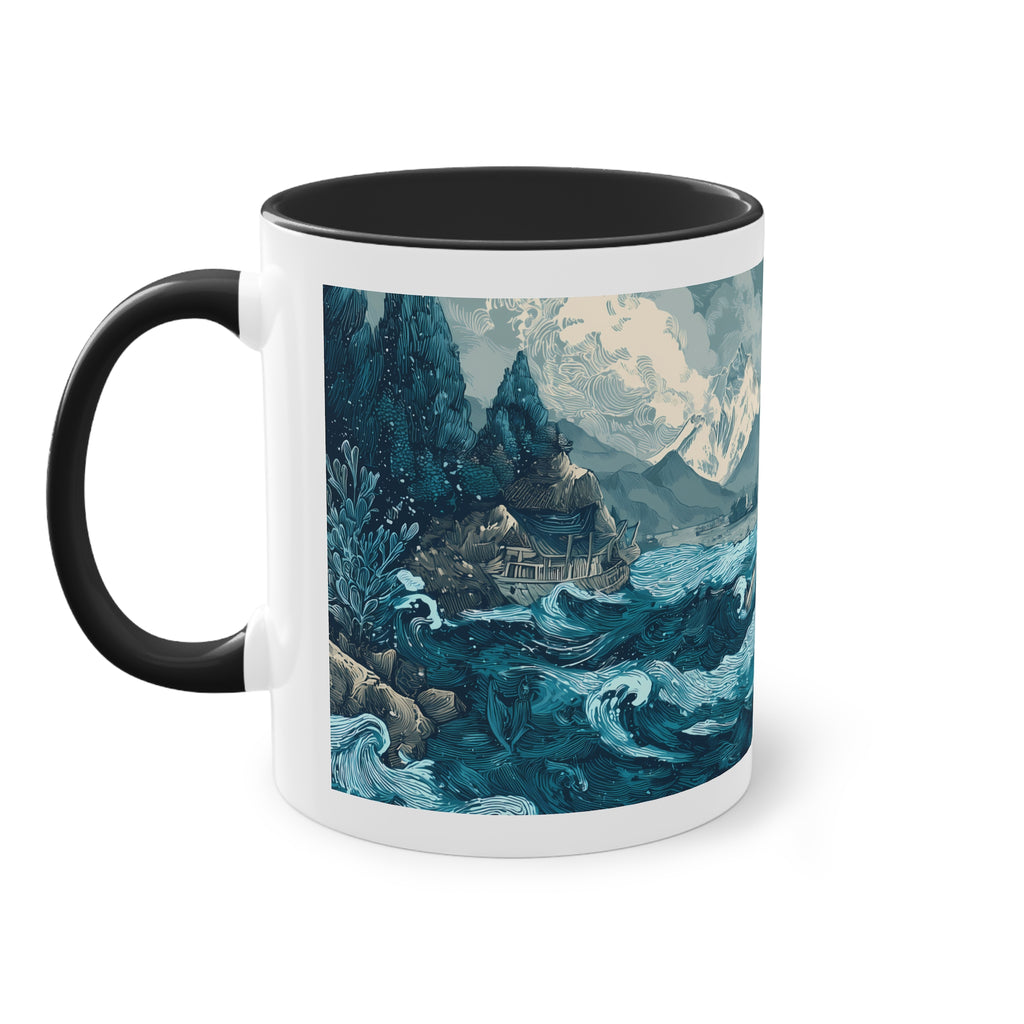 Maison Verne Kaffeetasse "Tides of the Untamed North" - Opal Depths No. 40