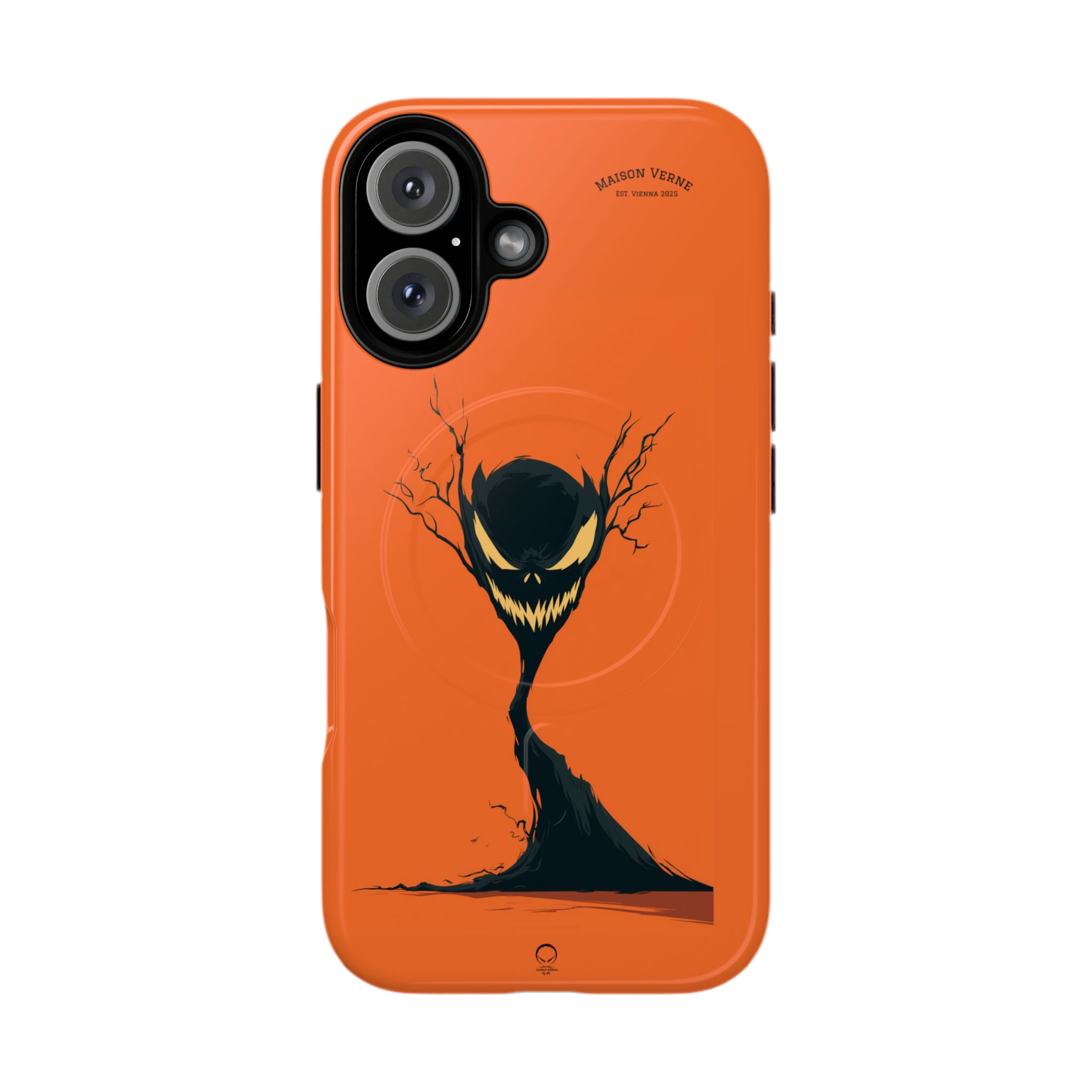HALLOWEEN LIMITED EDITION MagSafe iPhone-Schutzhülle "The Grinning Tree" - 🎃👻 Wicked Elegance No. 26 👻🎃