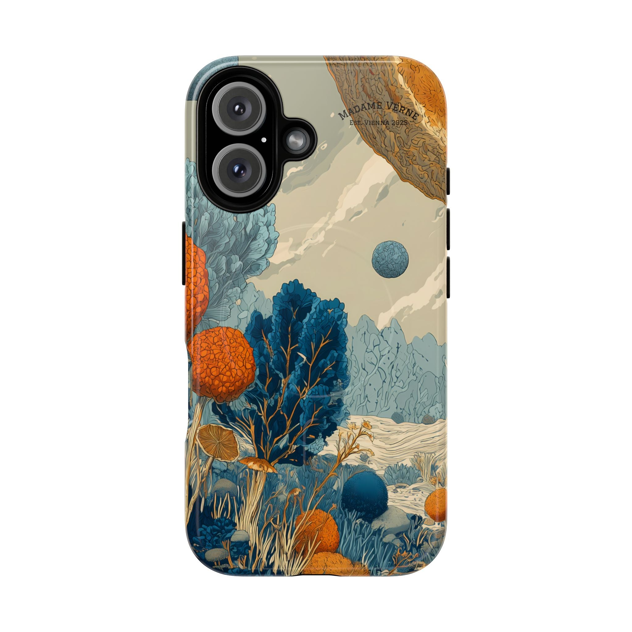 MagSafe iPhone-Schutzhülle "Ethereal Meadow" - Cosmic Botanicals No. 85