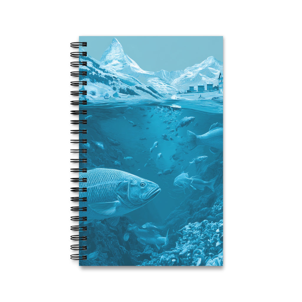 Spiraalgebonden notitieboek "Silent Depths" - Below & Beyond nr. 13