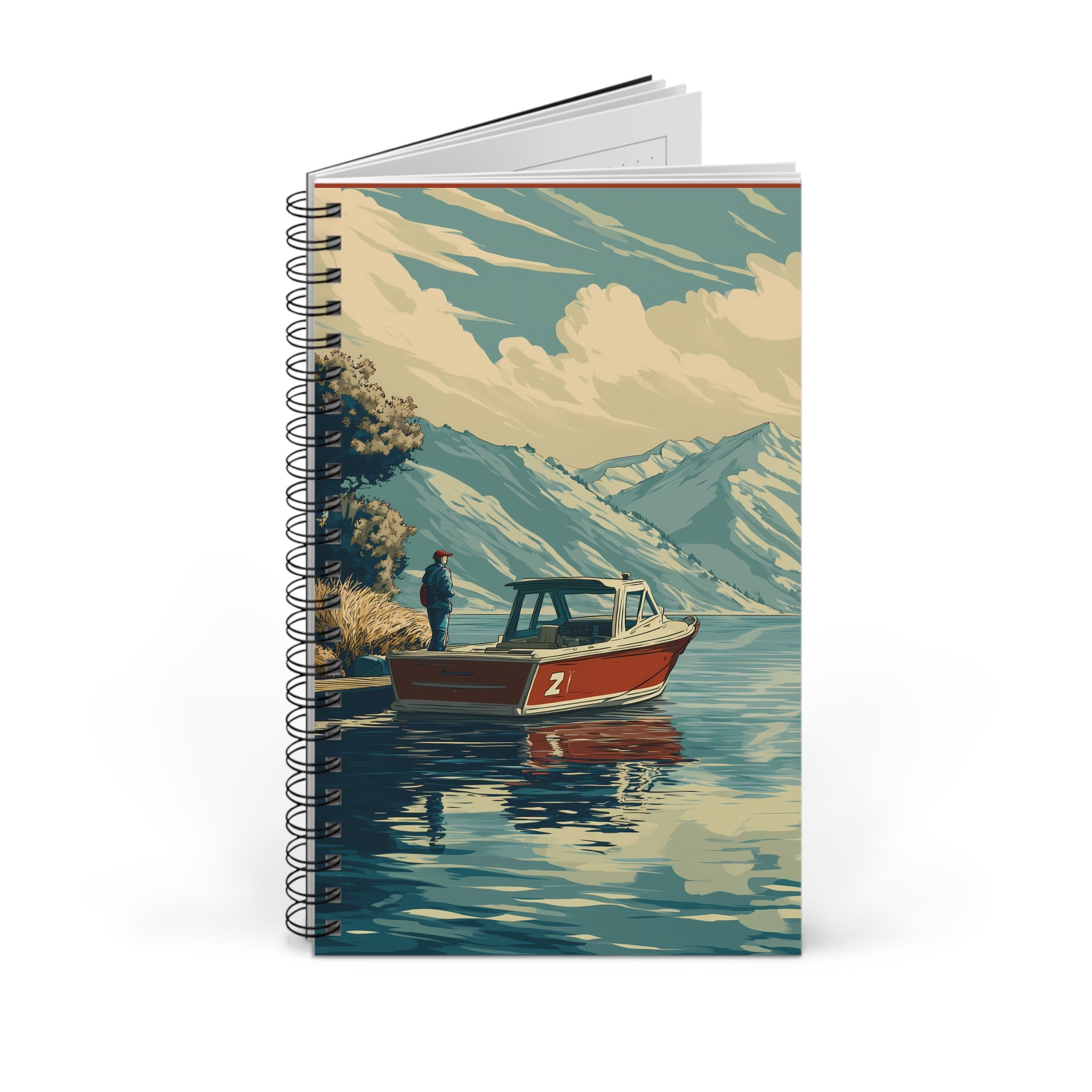 Notizbuch mit Spiralbindung "Fishing Adventure" - Below & Beyond No. 03