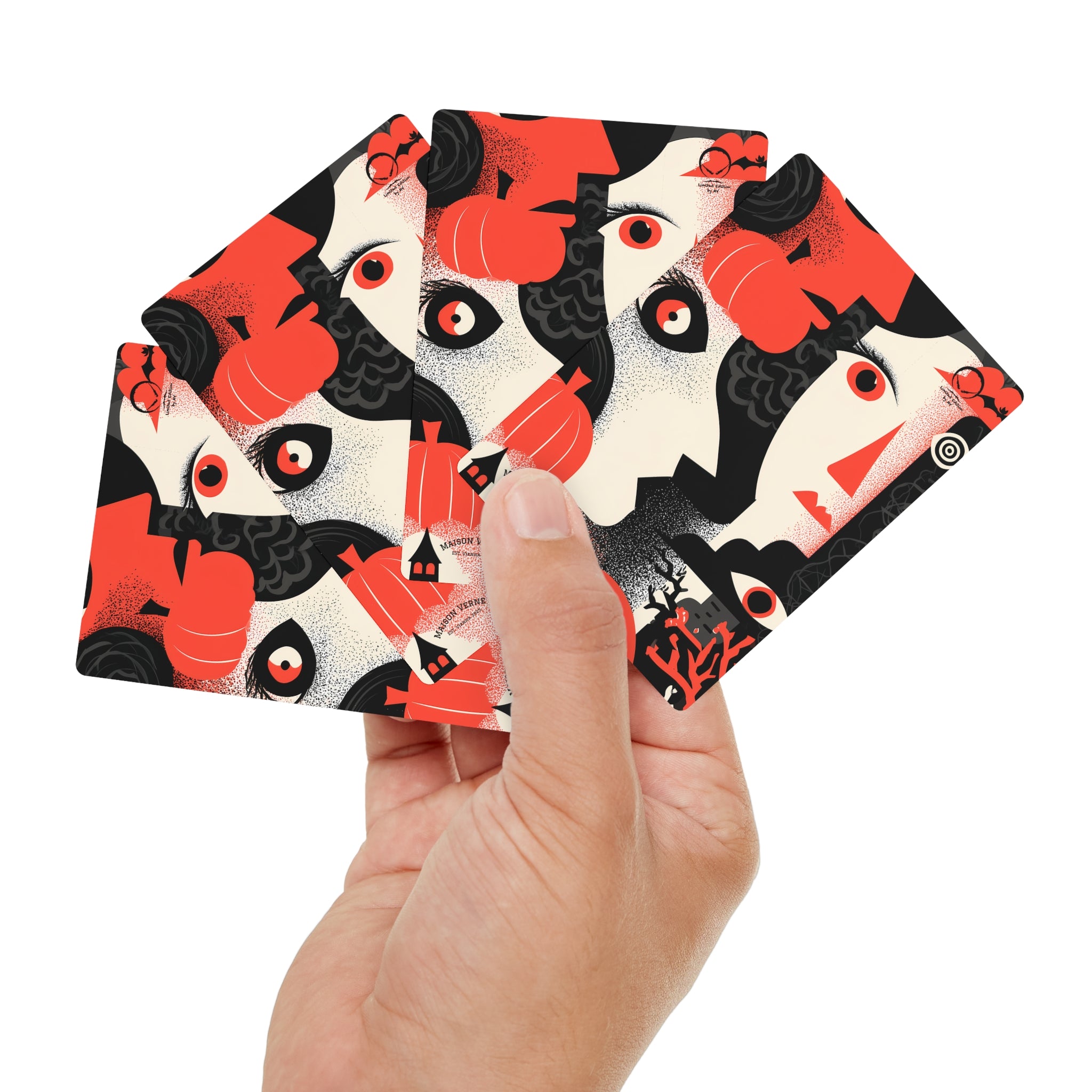 Maison Verne Halloween Ltd. Edition Poker Karten "Haunted Gazes" - 🎃👻 Wicked Elegance No. 63 👻🎃