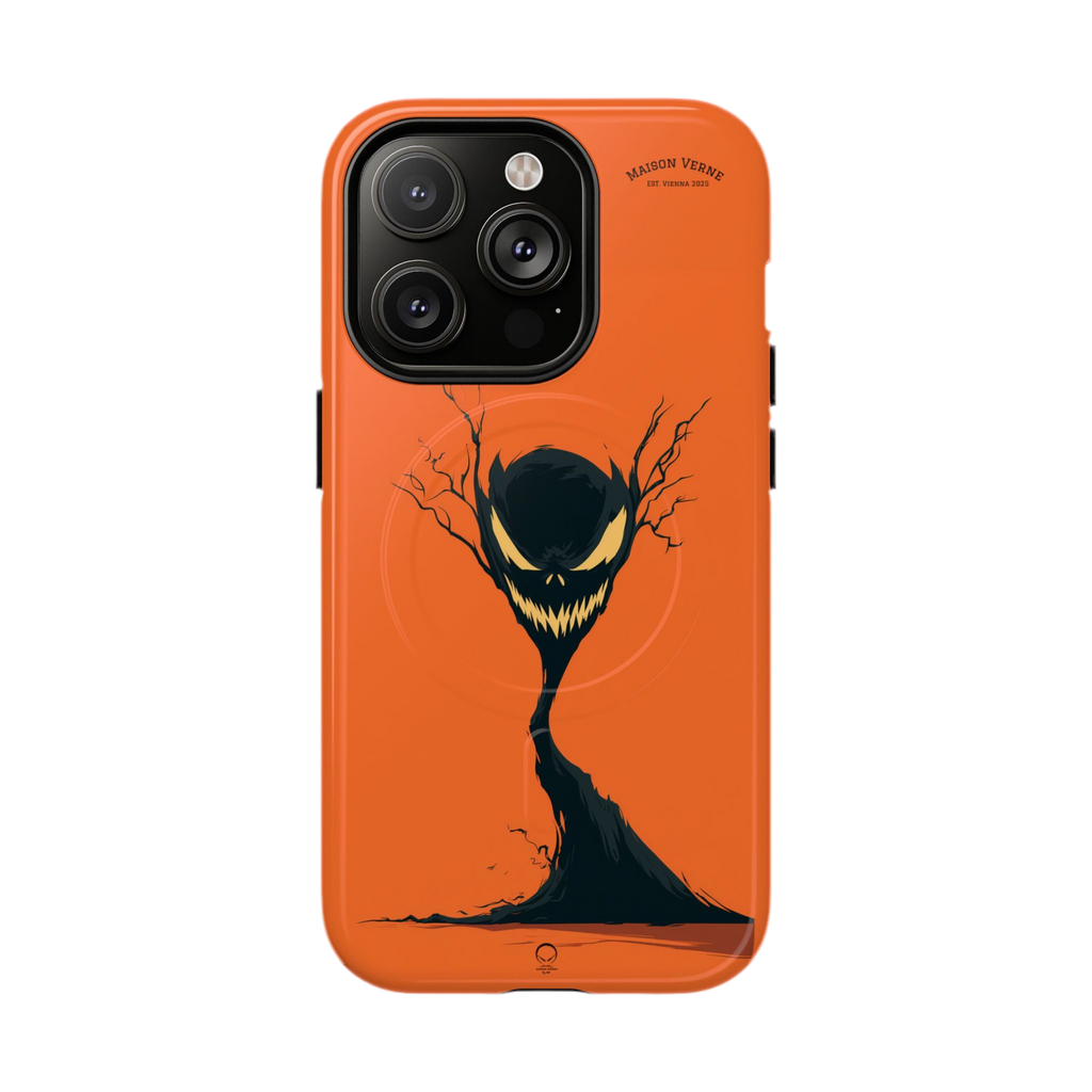 HALLOWEEN LIMITED EDITION MagSafe iPhone-Schutzhülle "The Grinning Tree" - 🎃👻 Wicked Elegance No. 26 👻🎃