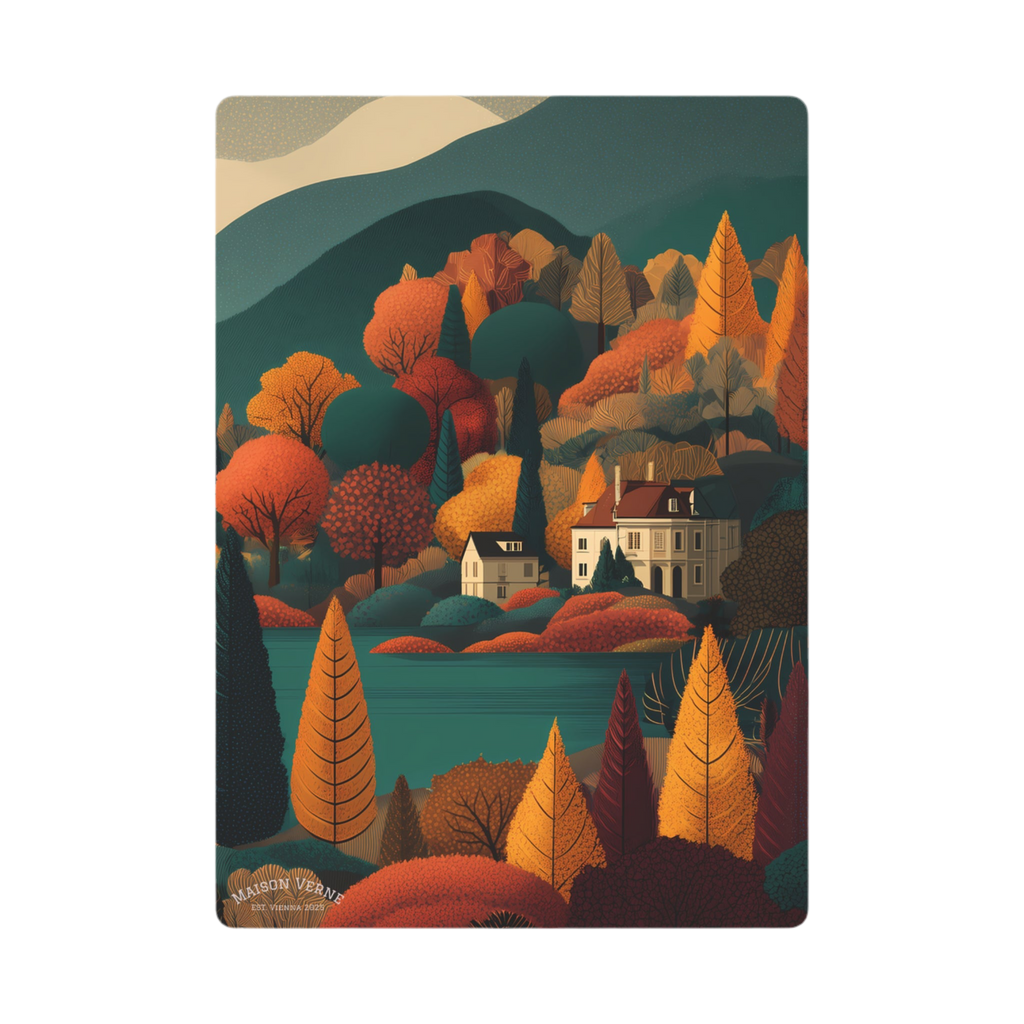 Poker cards "Golden Retreat" - Golden Autumn No. 44