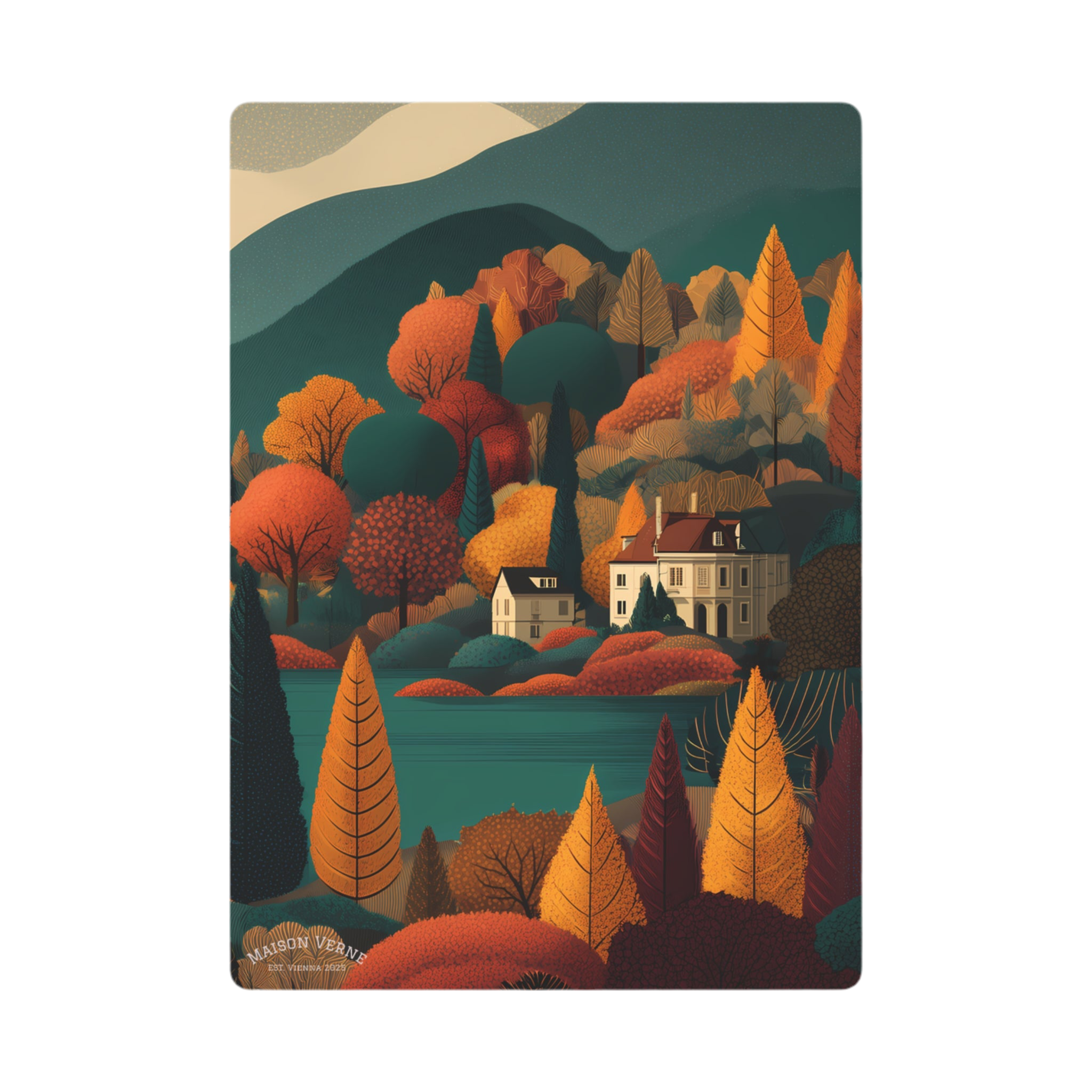 Maison Verne Poker Karten "Golden Retreat" - Golden Autumn No. 44