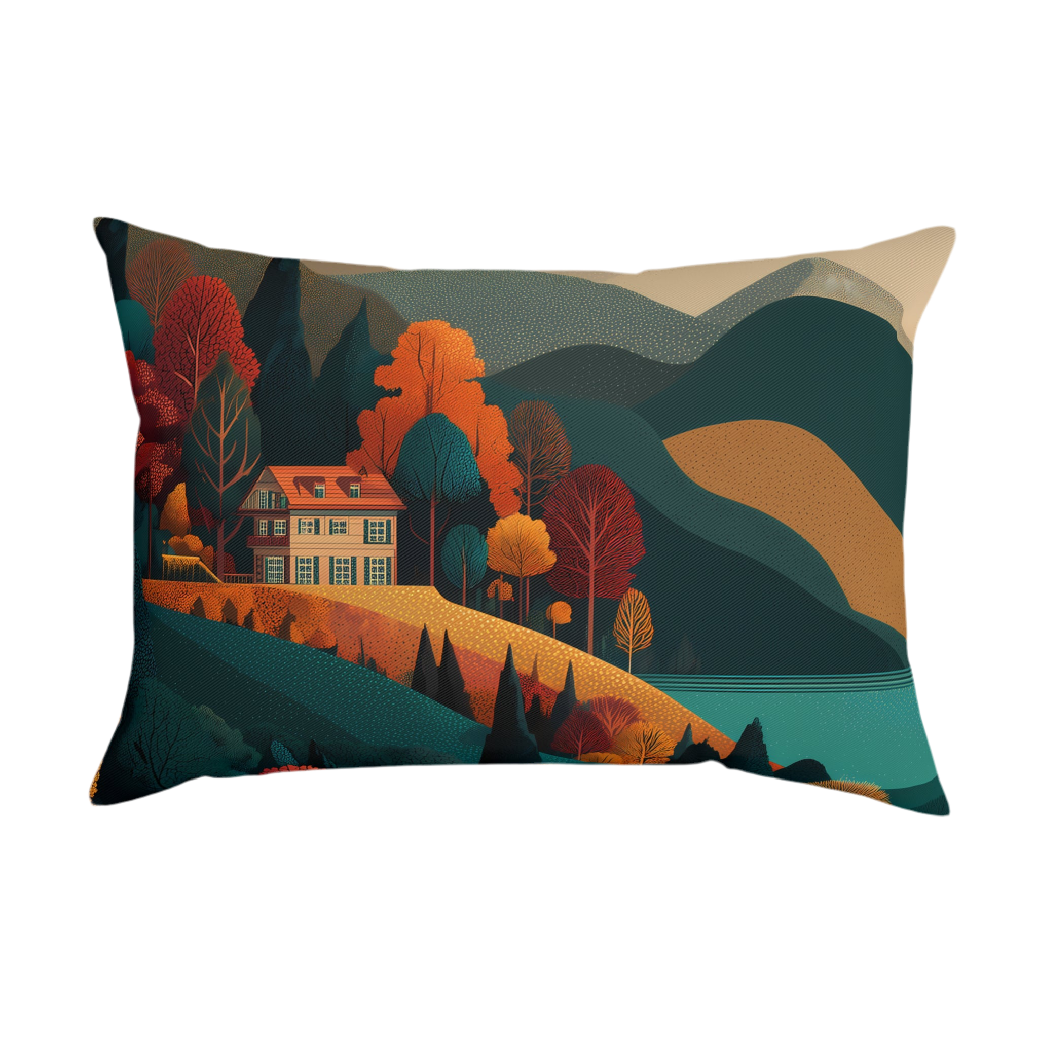 Maison Verne Zierkissen "Twilight Manor" - Golden Autumn No. 46