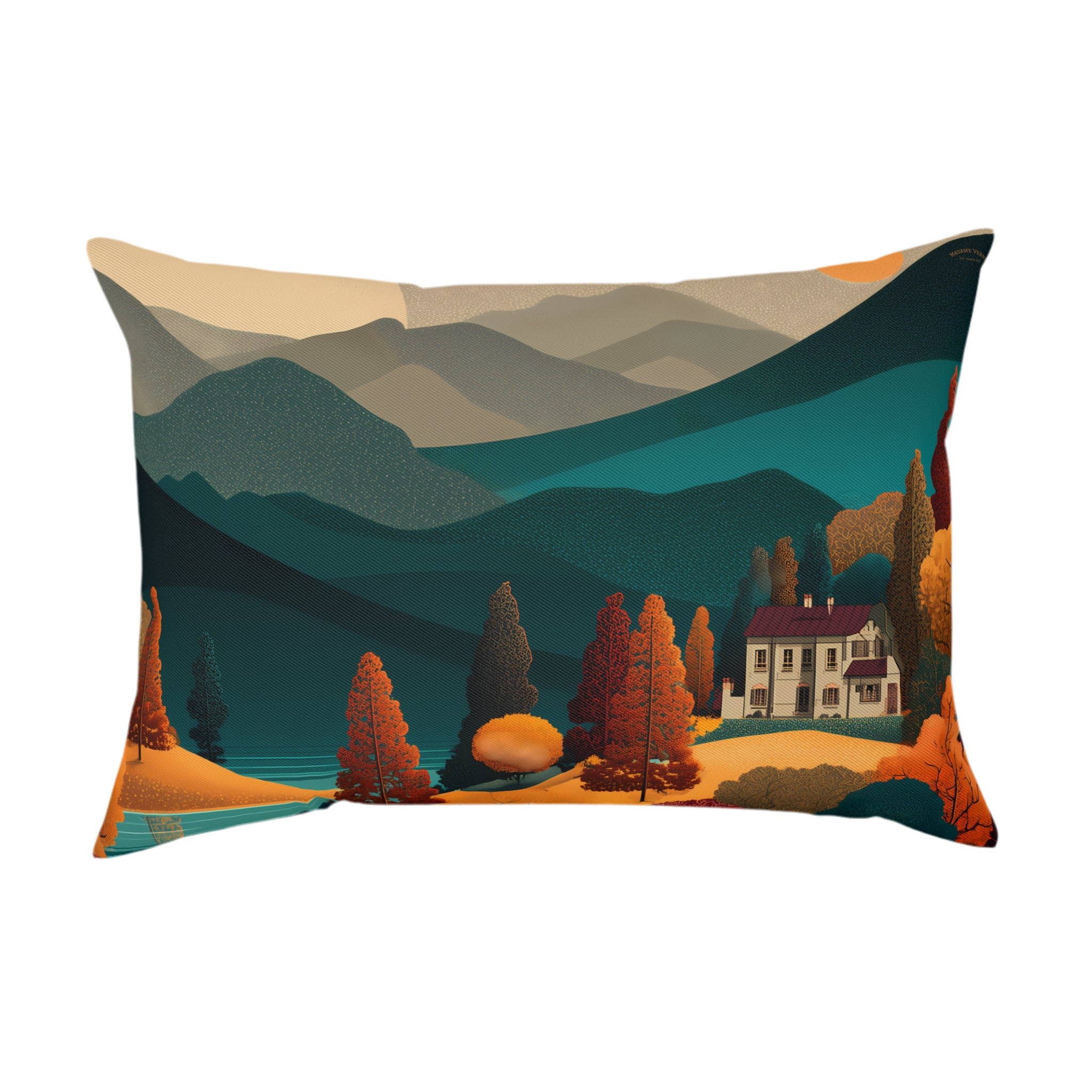 Maison Verne Zierkissen "Twilight over Golden Hills" - Golden Autumn No. 20