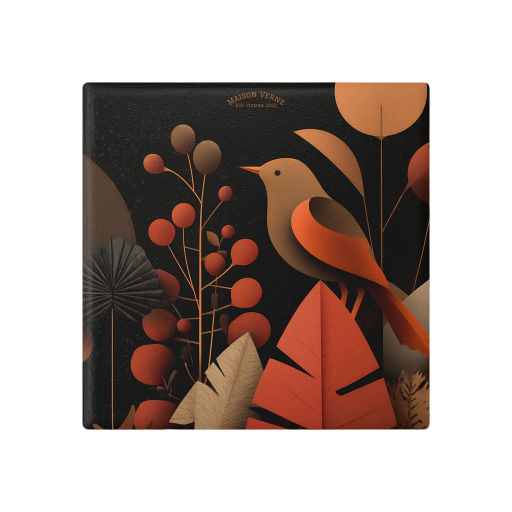 Ceramic Coaster "Harvest Melody" - Golden Autumn No. 18