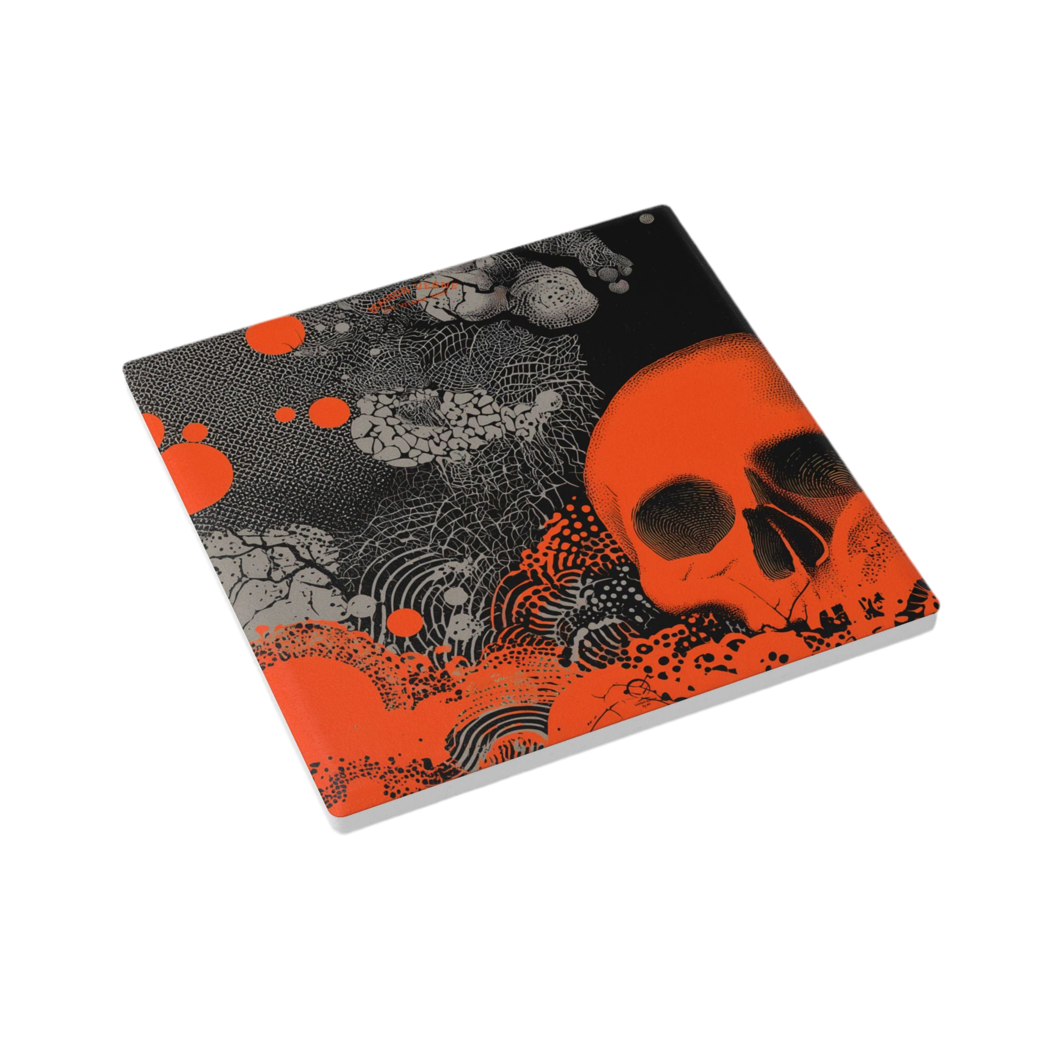 Maison Verne Halloween Ltd. Edition Keramik Untersetzer "Crimson Eclipse" - 🎃👻 Wicked Elegance No. 54 👻🎃