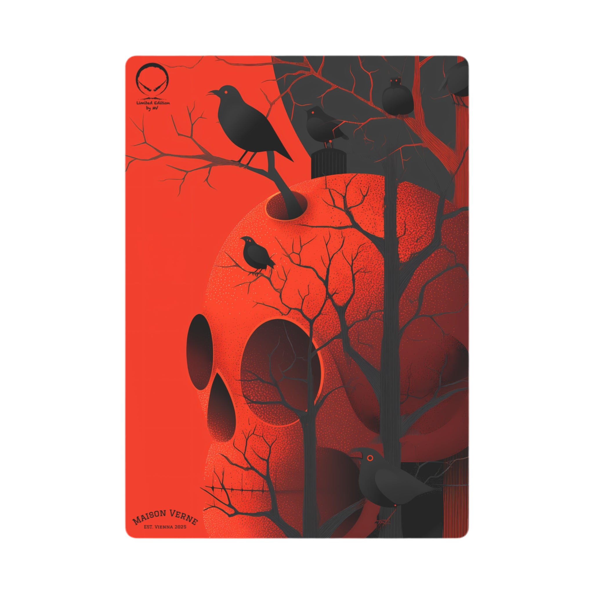 Maison Verne Halloween Ltd. Edition Poker Karten "Ravens Reign" - 🎃👻 Wicked Elegance No. 61 👻🎃