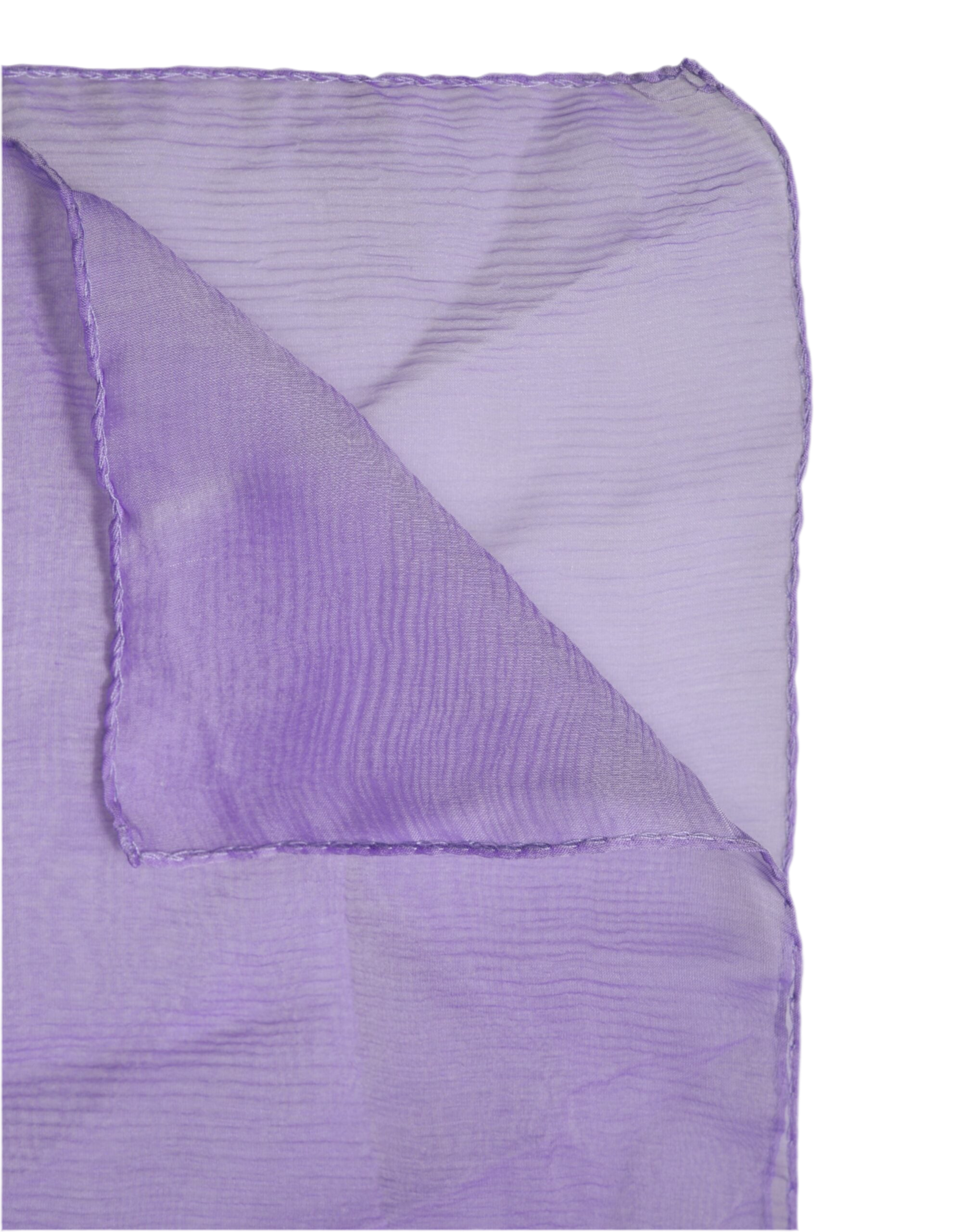 Dolce & Gabbana Purple Silk Rectangle Wrap Shawl Scarf