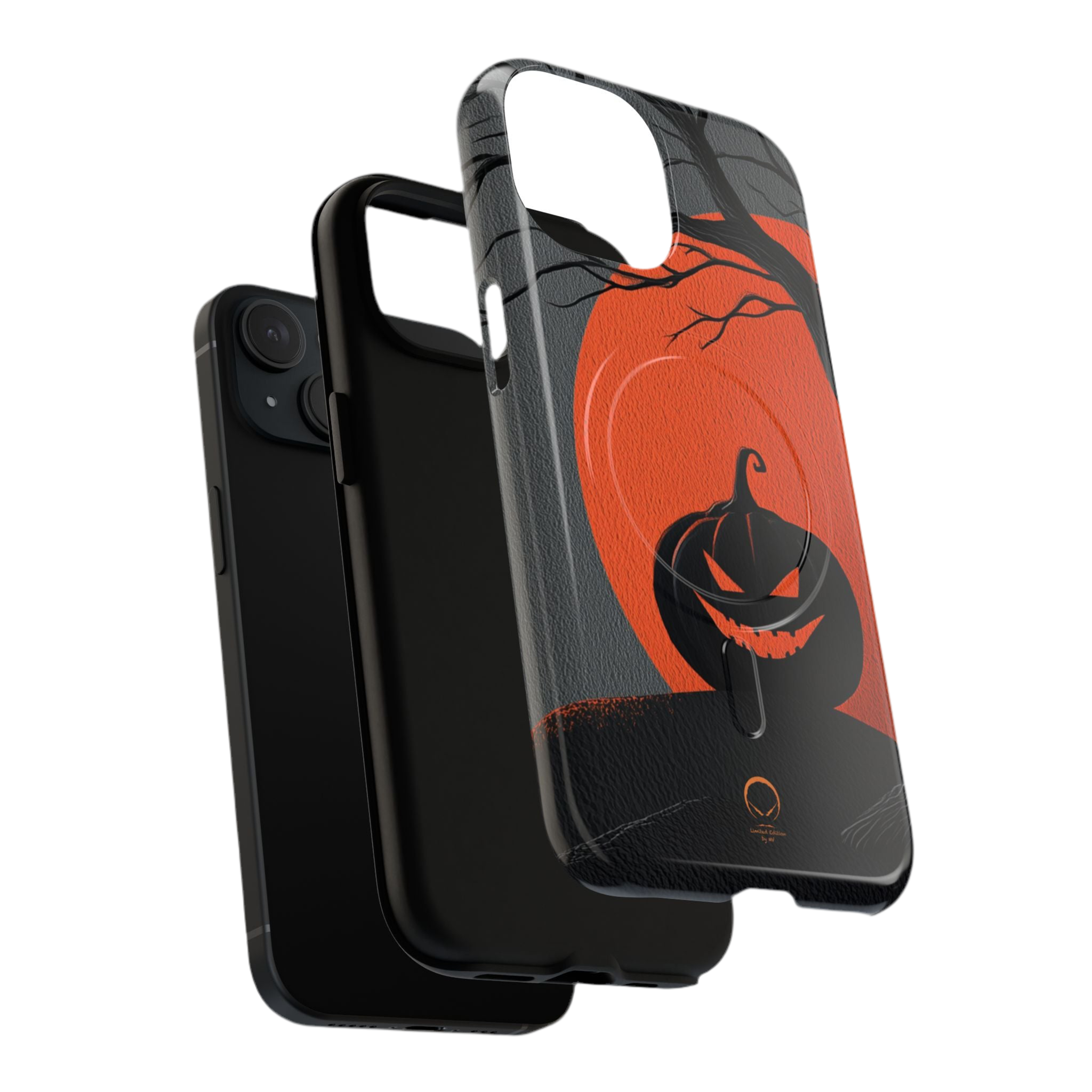 HALLOWEEN LIMITED EDITION MagSafe iPhone-Schutzhülle "Midnight Jack" - Wicked Elegance No. 06