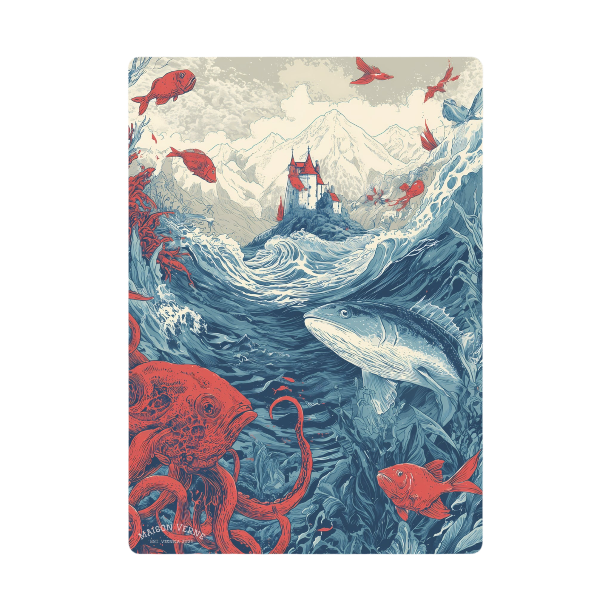 Maison Verne Poker Karten "Kingdom beneath the Waves" - Opal Depths No. 26