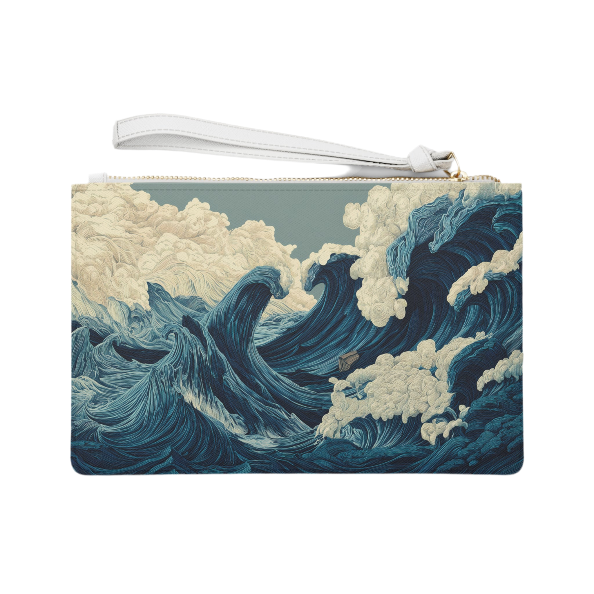 Maison Verne Clutch "Tempest's Embrace"- Opal Depths No. 38