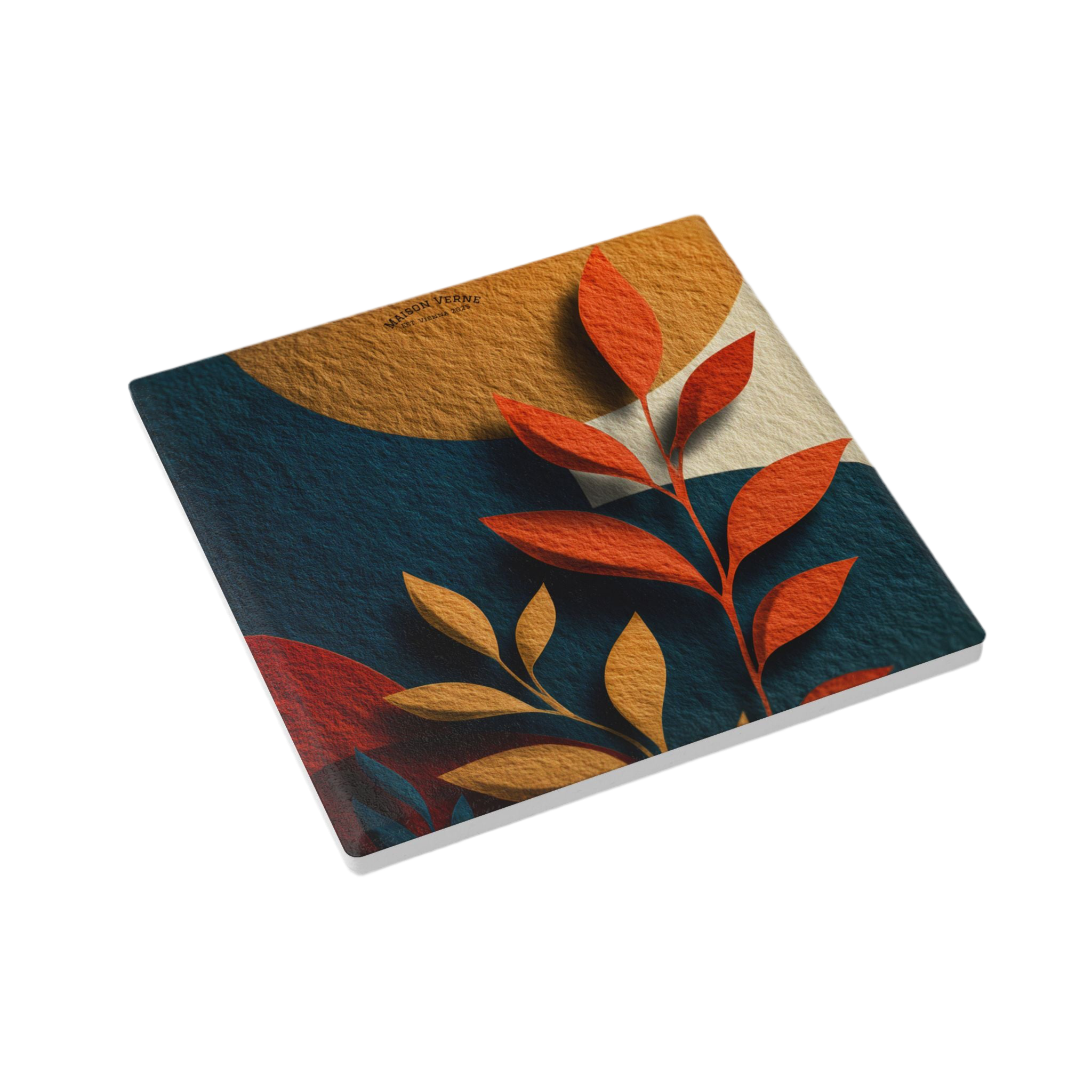 Maison Verne Keramik Untersetzer "Sunlit Leaves" - Golden Autumn No. 48
