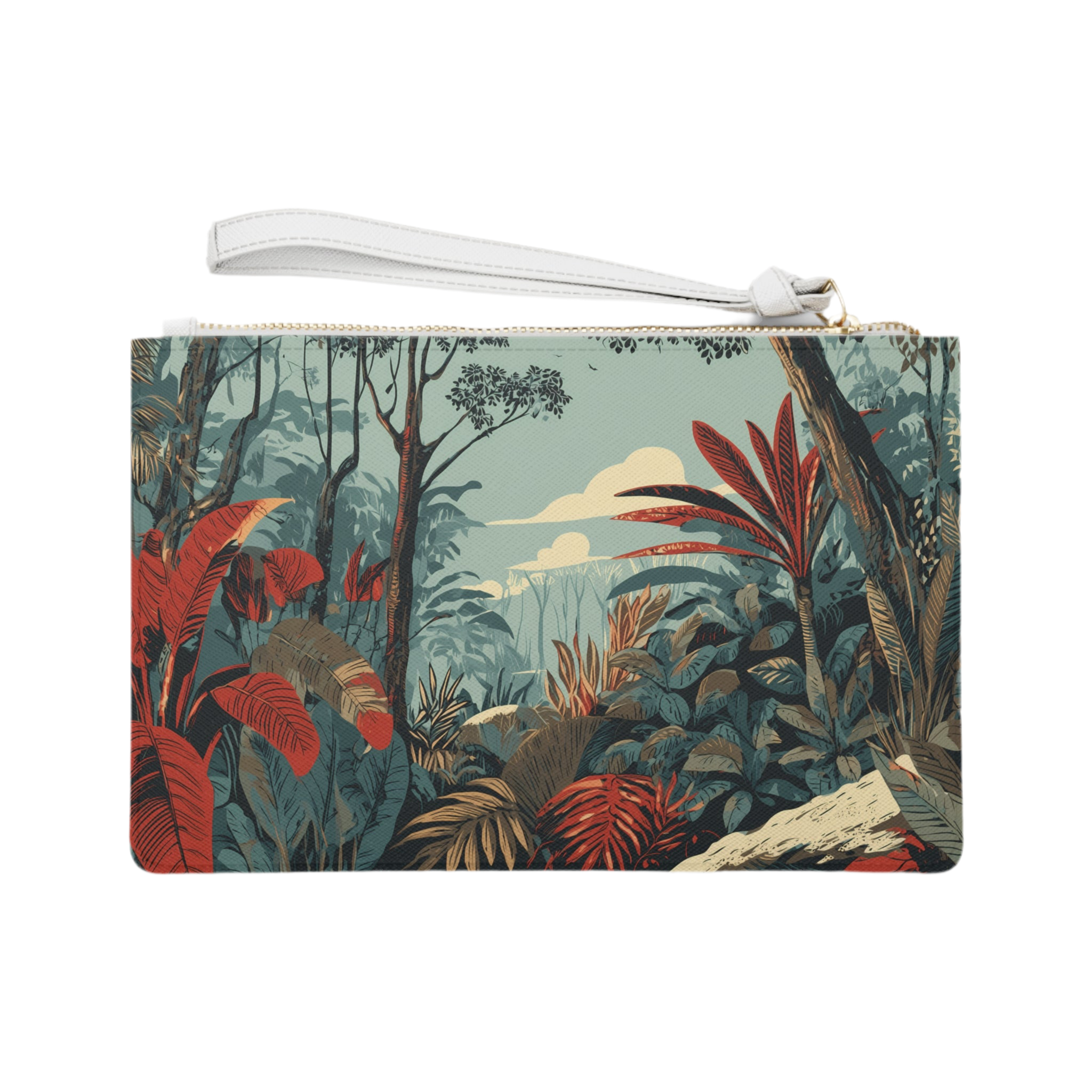Maison Verne Clutch "Crimson Canopy"- Wilderness Whisper No. 67