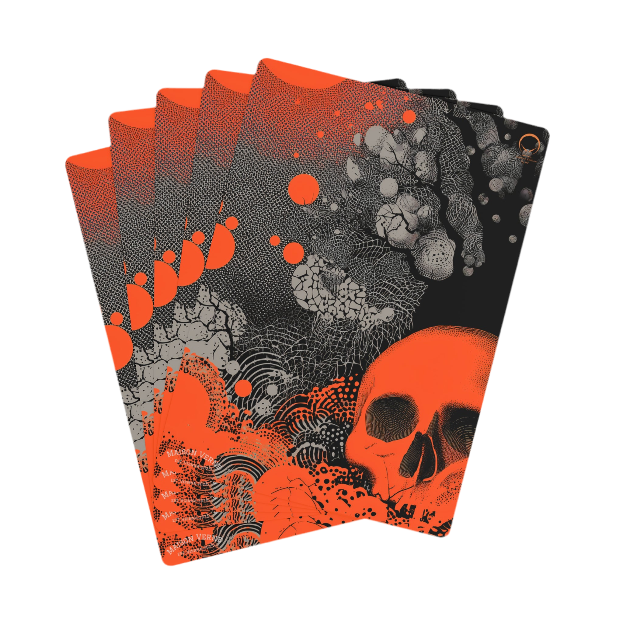 Maison Verne Halloween Ltd. Edition Poker Karten "Crimson Eclipse" - 🎃👻 Wicked Elegance No. 54 👻🎃