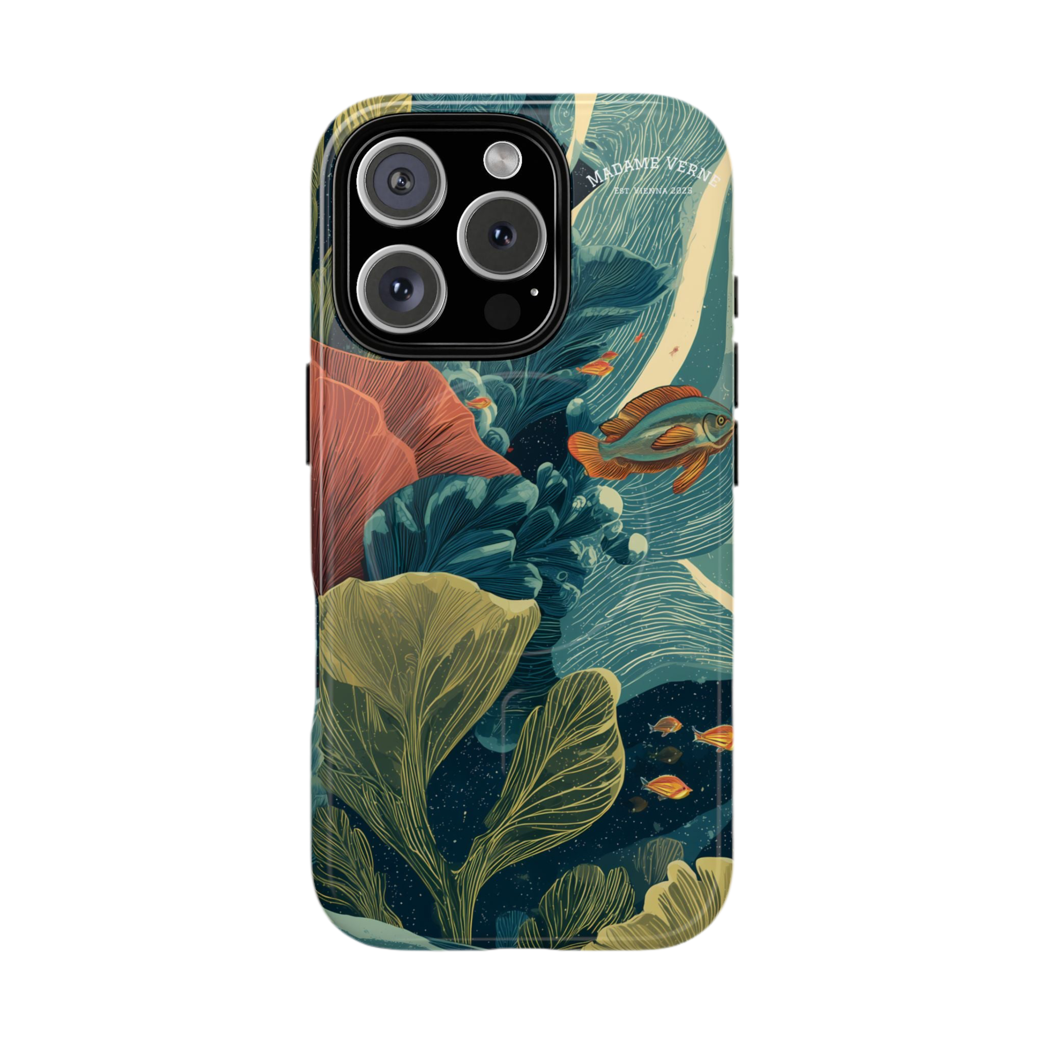 Maison Verne MagSafe iPhone-Schutzhülle "Celestial Reef" - Cosmic Botanicals No. 66