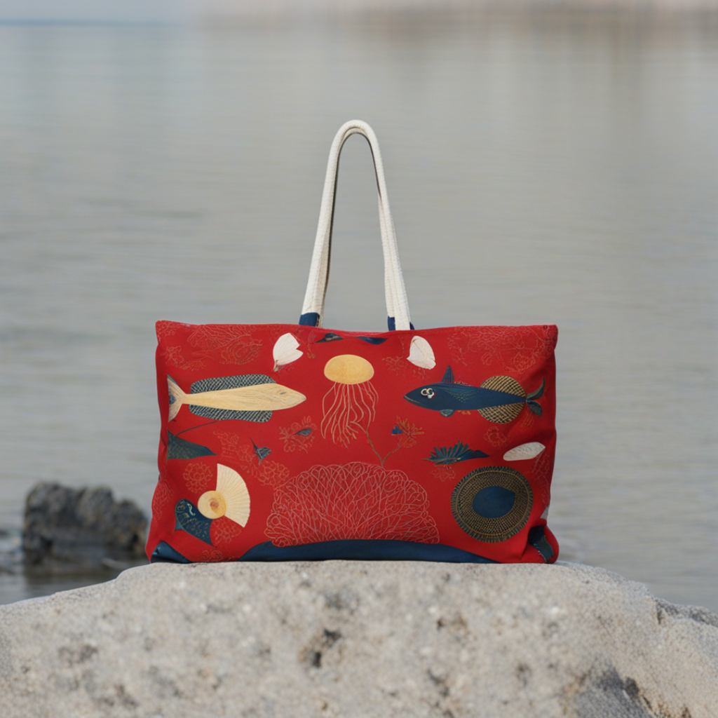 Weekender Bag "Symbols of the Sea" - Below &amp; Beyond No. 14