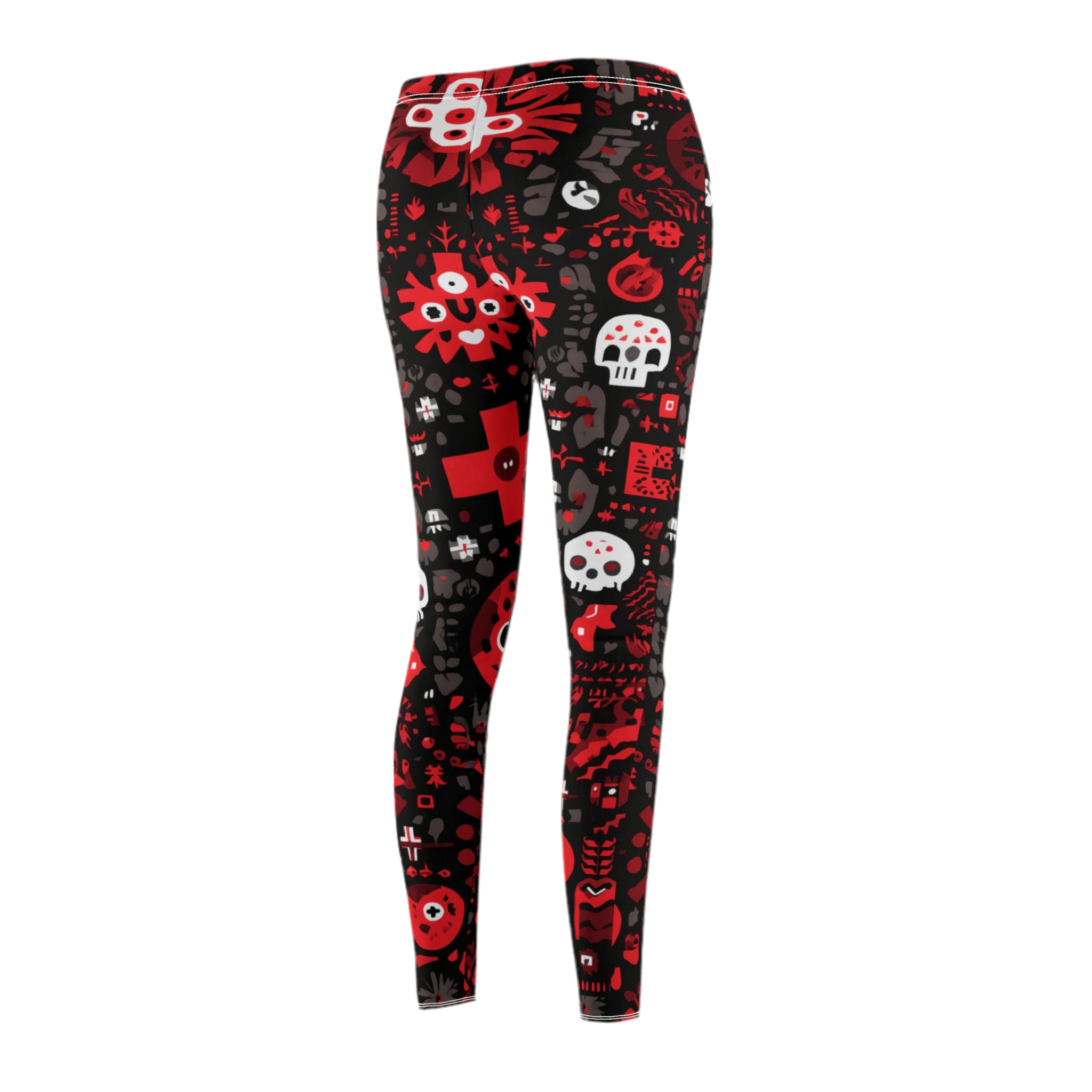 Maison Verne Halloween Ltd. Edition Plus Size Damen Leggings "Occult Patterns" - 🎃👻 Wicked Elegance No. 75 👻🎃