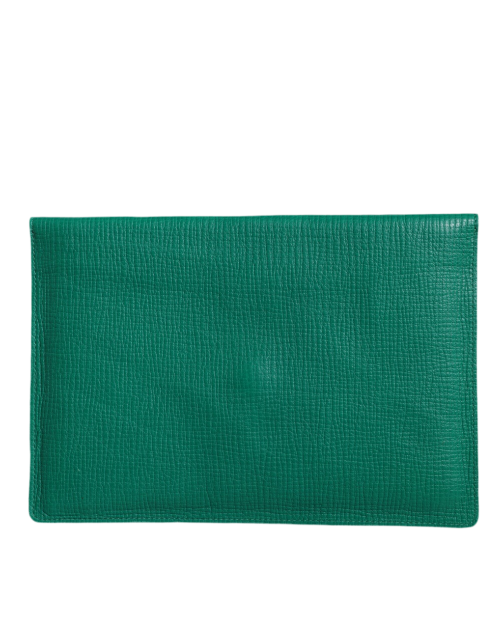 Dolce & Gabbana Green Leather Handbag Clutch Mini Purse Pouch Tablet Case