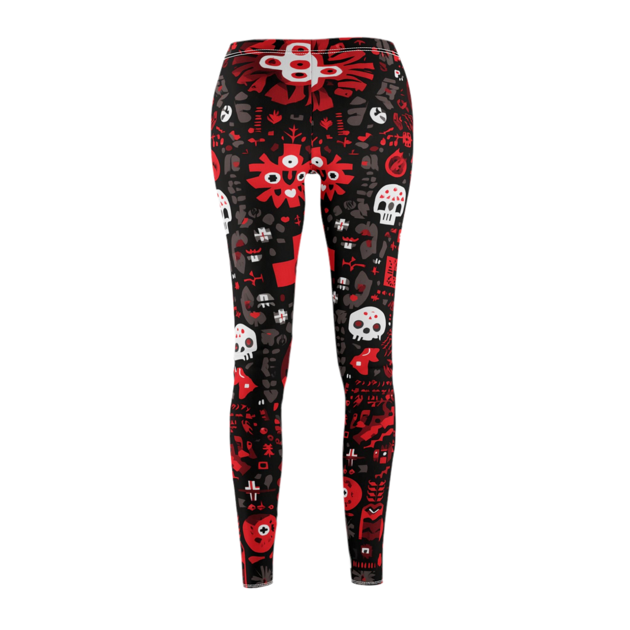Maison Verne Halloween Ltd. Edition Plus Size Damen Leggings "Occult Patterns" - 🎃👻 Wicked Elegance No. 75 👻🎃