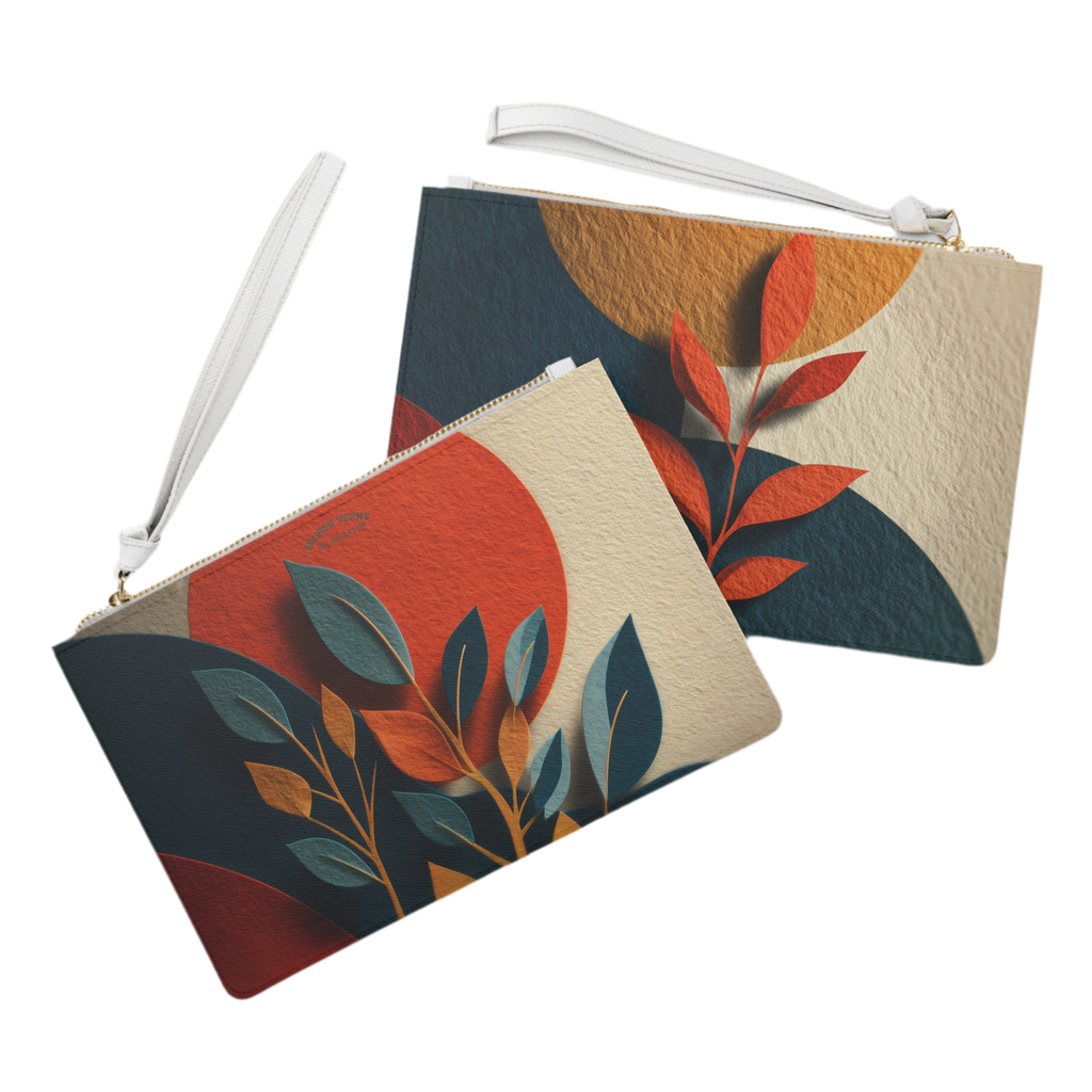 Maison Verne Clutch Bag "Sunlit Leaves"- Golden Autumn No. 48