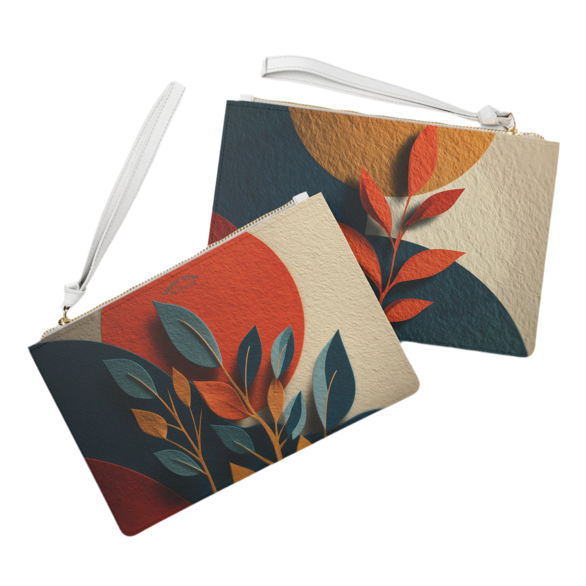 Maison Verne Clutch Bag "Sunlit Leaves"- Golden Autumn No. 48