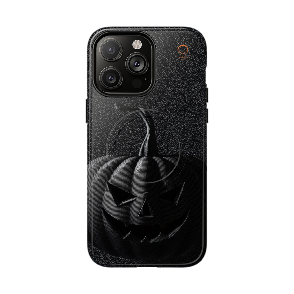 HALLOWEEN LIMITED EDITION MagSafe iPhone-Schutzhülle "Shadow Pumpkin" - 🎃👻 Wicked Elegance No. 08 👻🎃