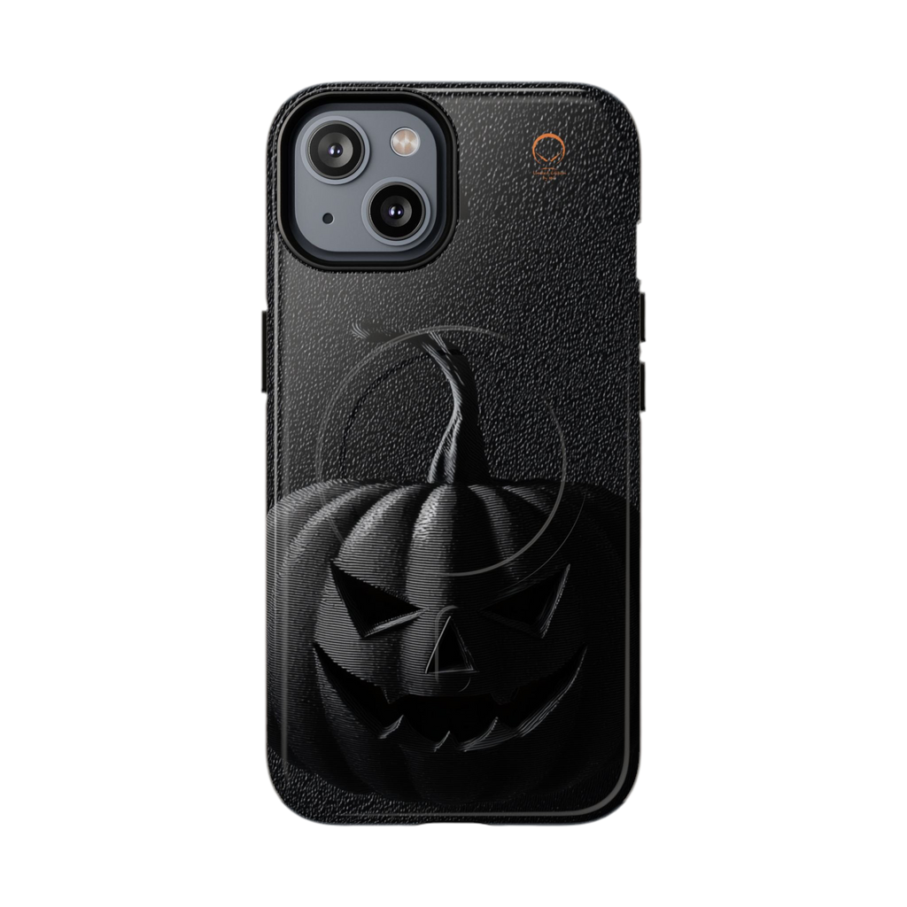 HALLOWEEN LIMITED EDITION MagSafe iPhone-Schutzhülle "Shadow Pumpkin" - 🎃👻 Wicked Elegance No. 08 👻🎃