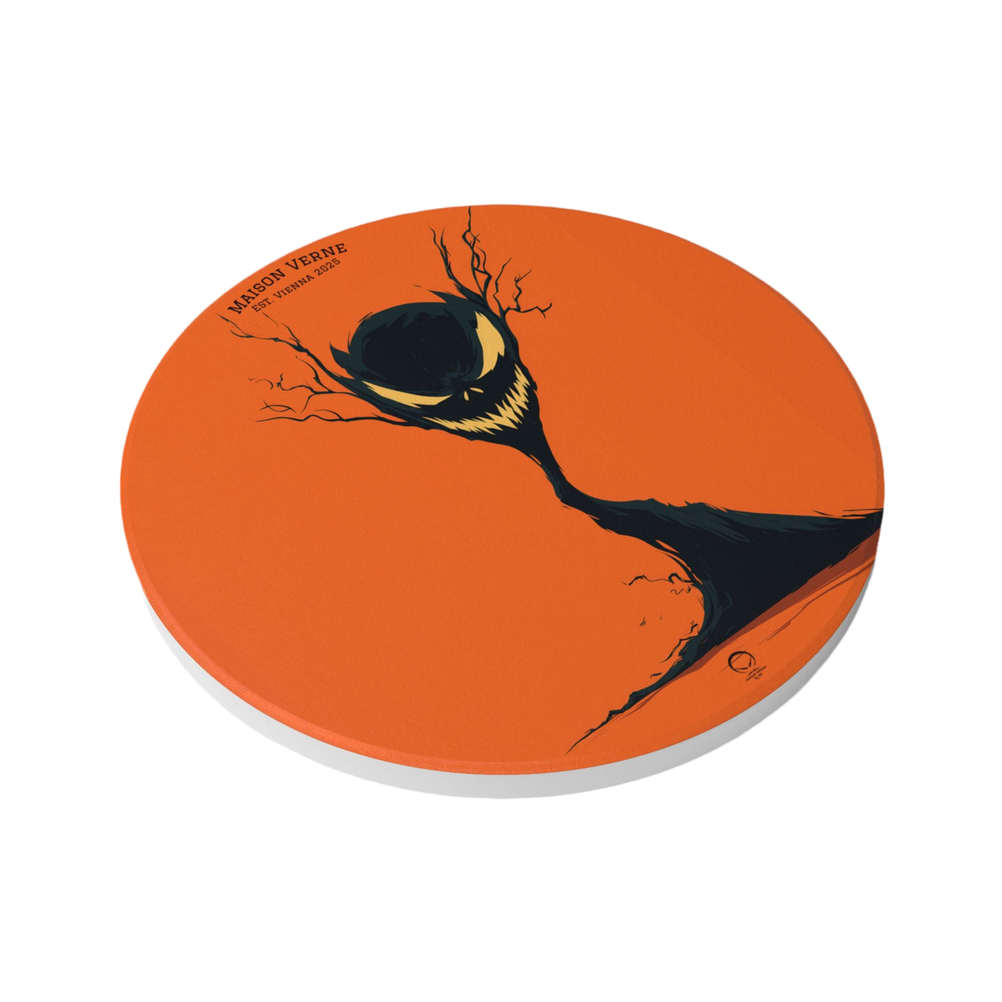 Maison Verne Halloween Ltd. Edition Keramik Untersetzer "The Grinning Tree" - 🎃👻 Wicked Elegance No. 26 👻🎃