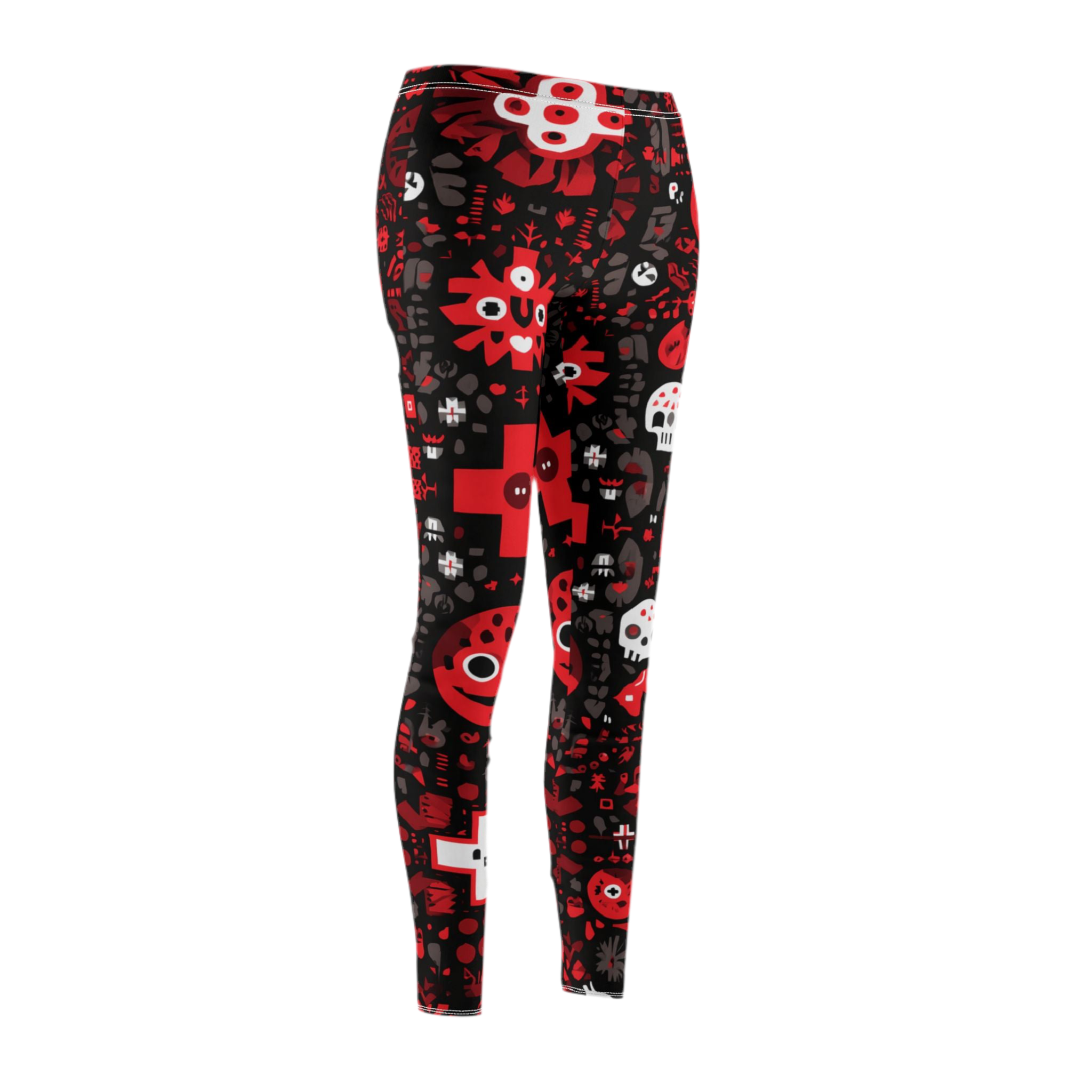 Maison Verne Halloween Ltd. Edition Plus Size Damen Leggings "Occult Patterns" - 🎃👻 Wicked Elegance No. 75 👻🎃