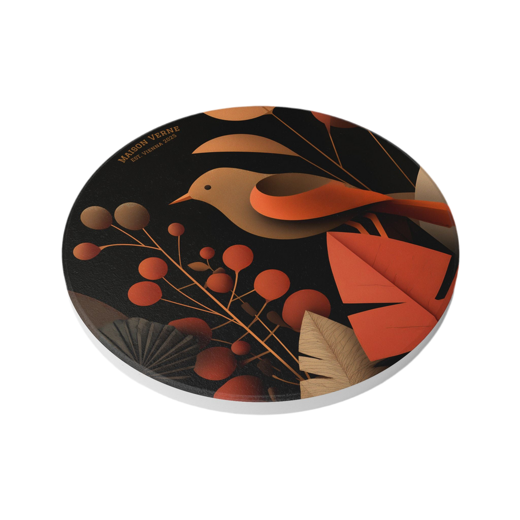 Ceramic Coaster "Harvest Melody" - Golden Autumn No. 18