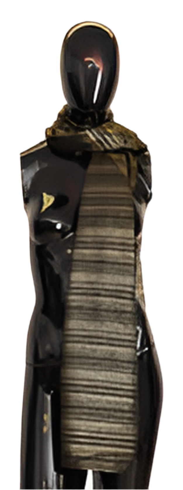 Dolce & Gabbana Metallic Gold Silk Stretch Shawl Wrap Scarf