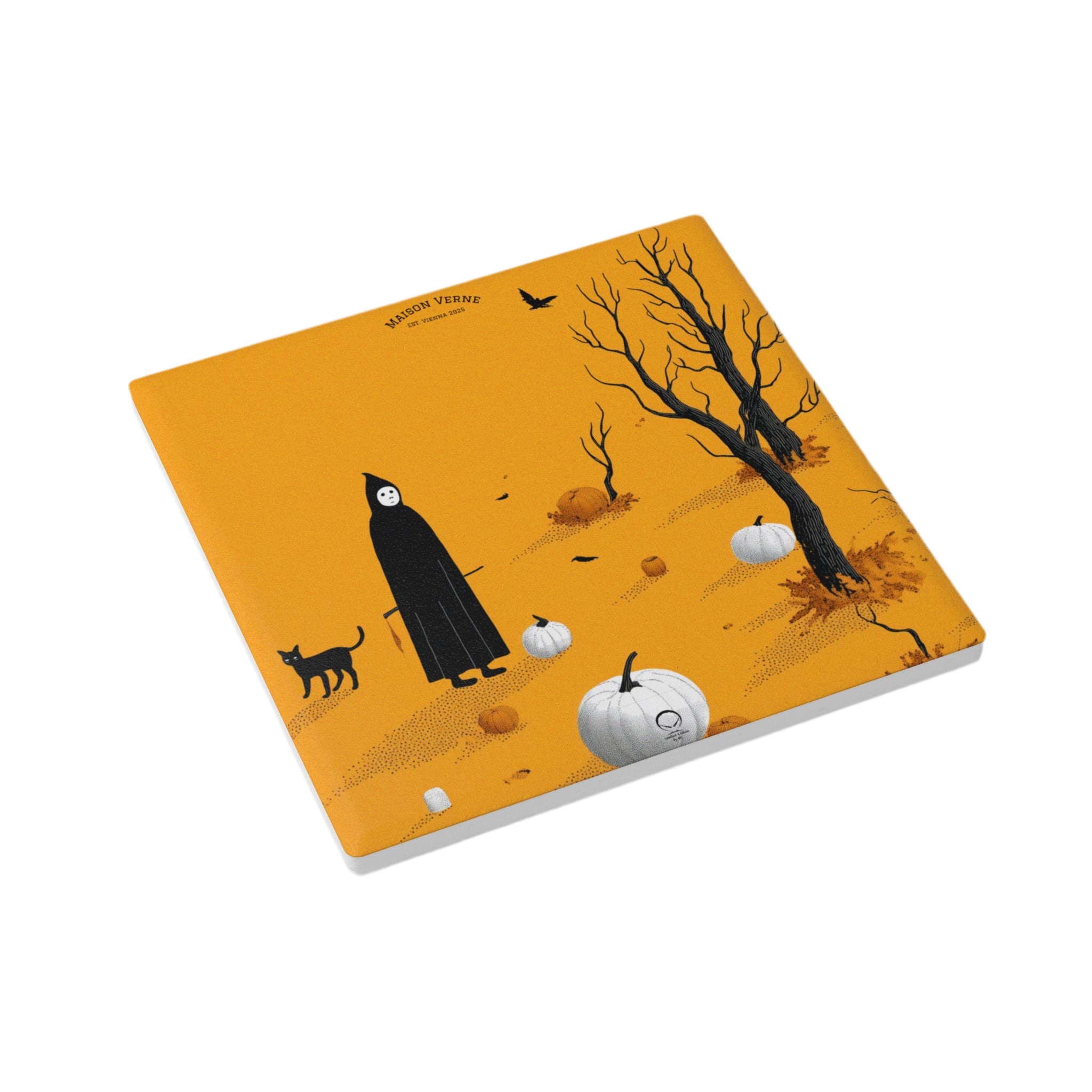Maison Verne Halloween Ltd. Edition Keramik Untersetzer "Silent Harvest" - 🎃👻 Wicked Elegance No. 11 👻🎃