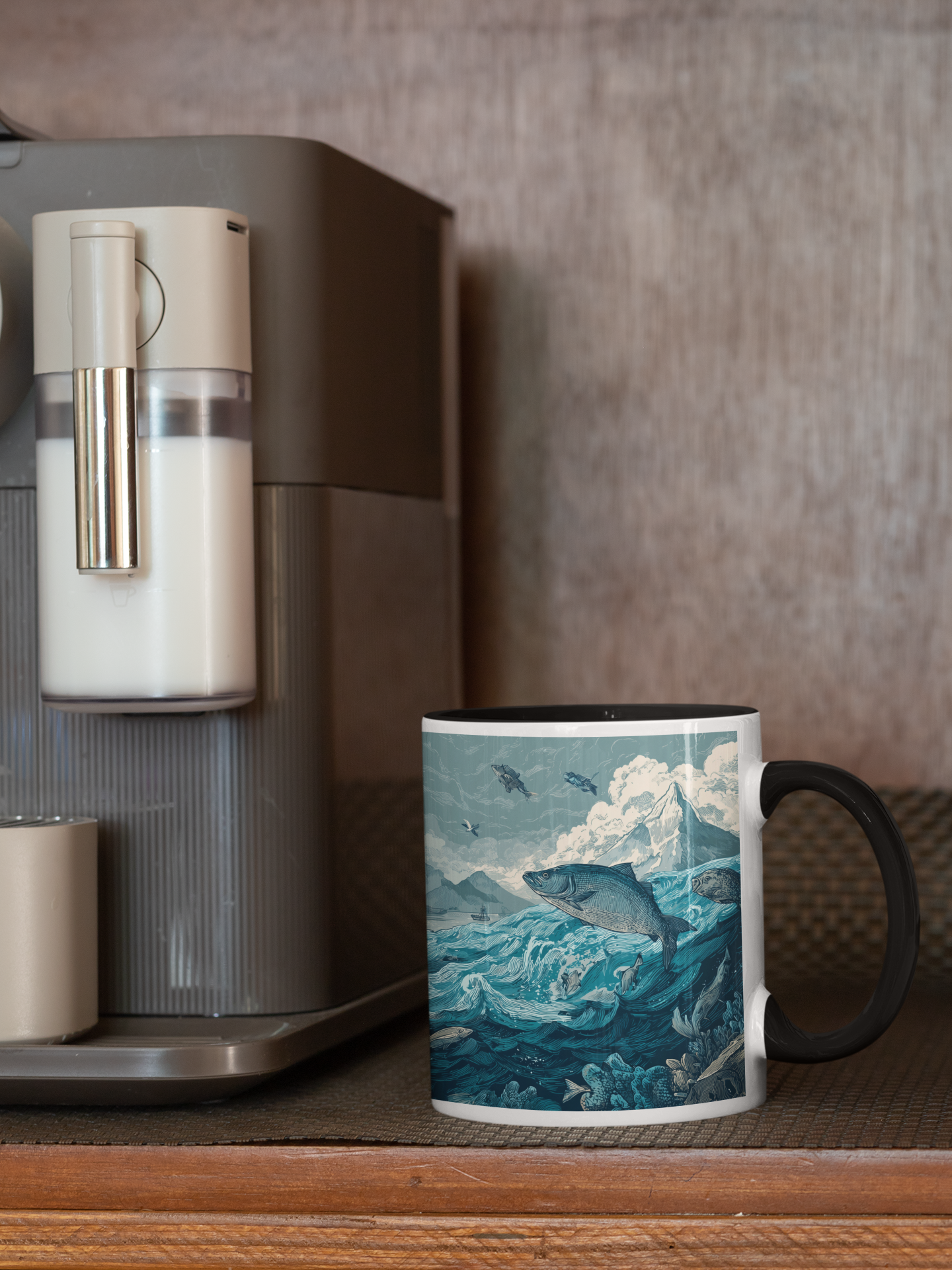 Maison Verne Kaffeetasse "Tides of the Untamed North" - Opal Depths No. 40