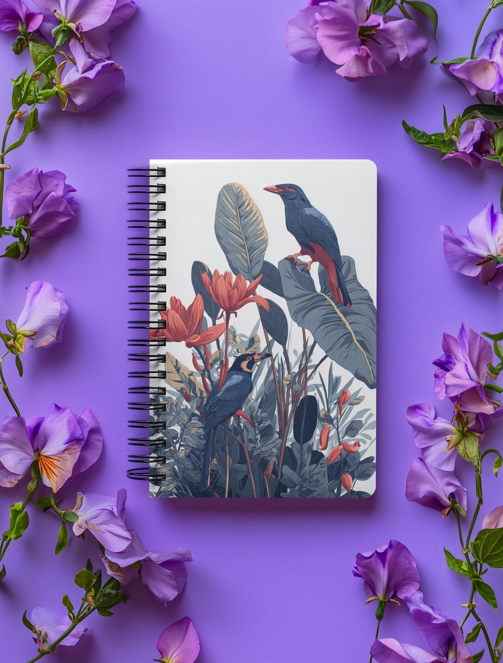 Notizbuch mit Spiralbindung "Tropical Reverie" - Wilderness Whisper No. 41